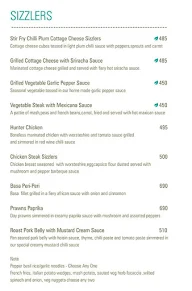 Alfredo's menu 6