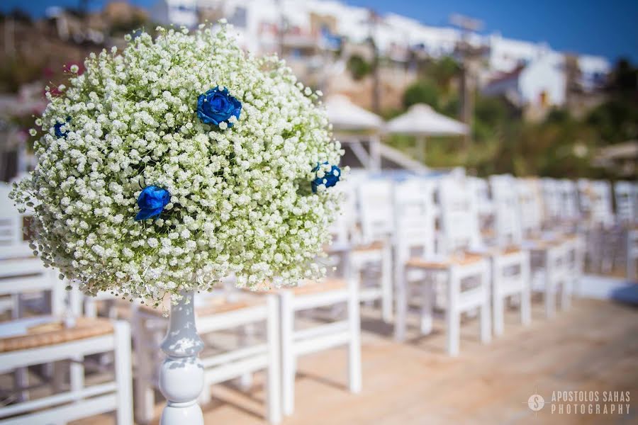 Fotógrafo de casamento Apostolos Sahas (apostolossahas). Foto de 19 de junho 2019