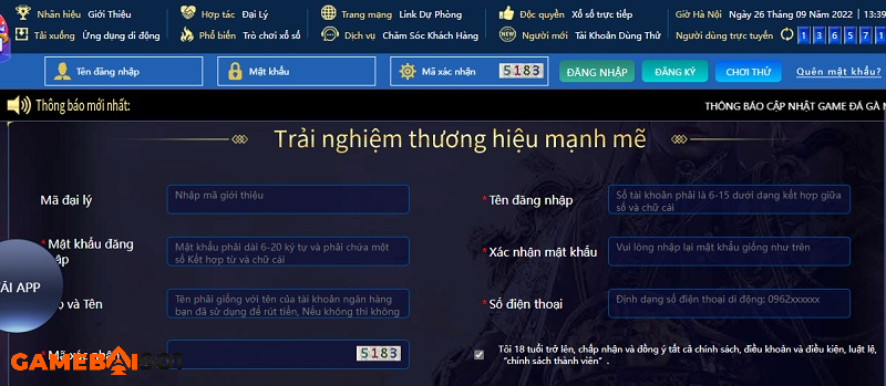 đăng ký tại qh52