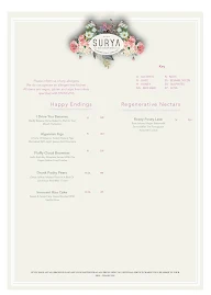 Surya Concepts menu 2