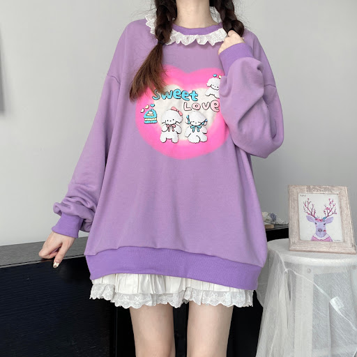 Title 3, Womens Lace Collar Student Long-sleeved Blouse...