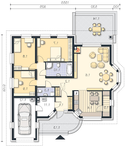 Merano DCB66a - Rzut parteru