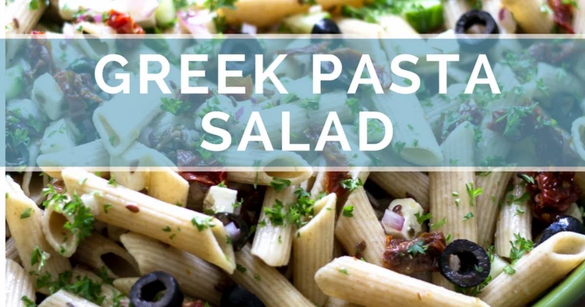 10 Best Greek Pasta Salad with Feta Cheese Recipes | Yummly