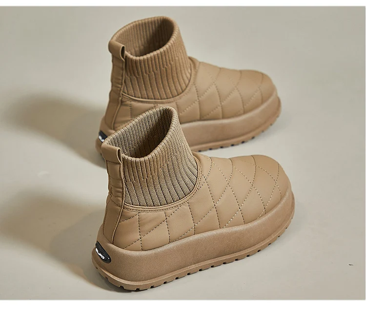 Title 18, Botas de nieve altas con forro polar para estud...