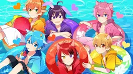 すとぷりメンバーで、海水浴