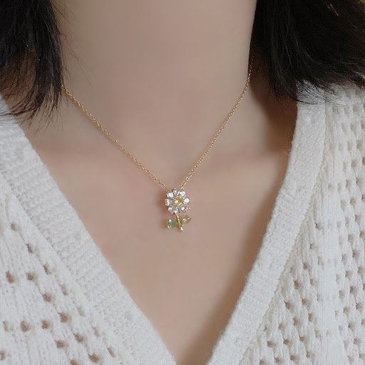 Title 5, Little Necklace Female Titanium Steel Delicate ...
