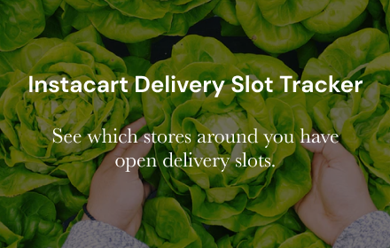 Instacart Delivery Slot Tracker Preview image 0