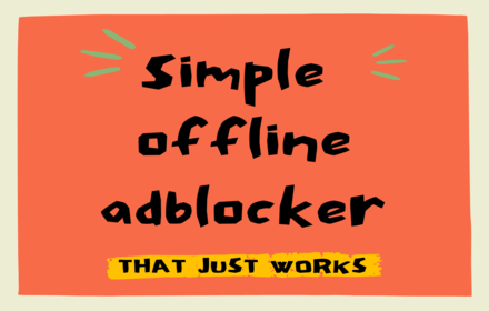 Simple Ad-Blocker small promo image