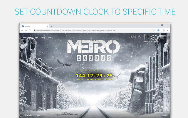 Metro Exodus HD Custom New Tab Themes