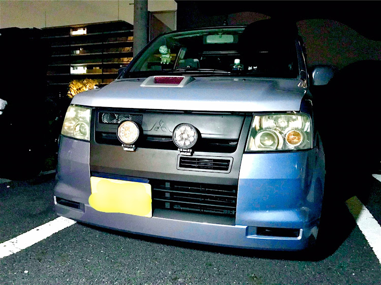 eKスポーツの念願のワークライト・DIY・眩し過ぎに関するカスタム事例の投稿画像1枚目