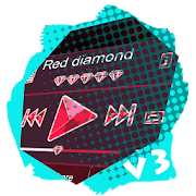 Red diamond PlayerPro Skin  Icon