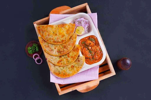 Smoked Butter Chicken & Aloo Paratha Lunchbox