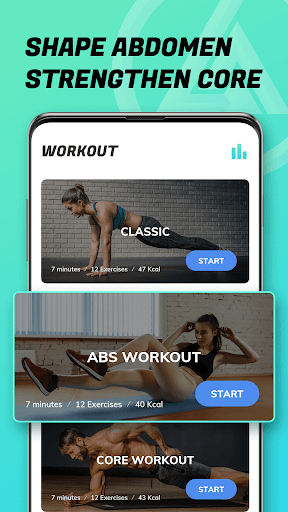 Screenshot Abs and Core  Workout at Home