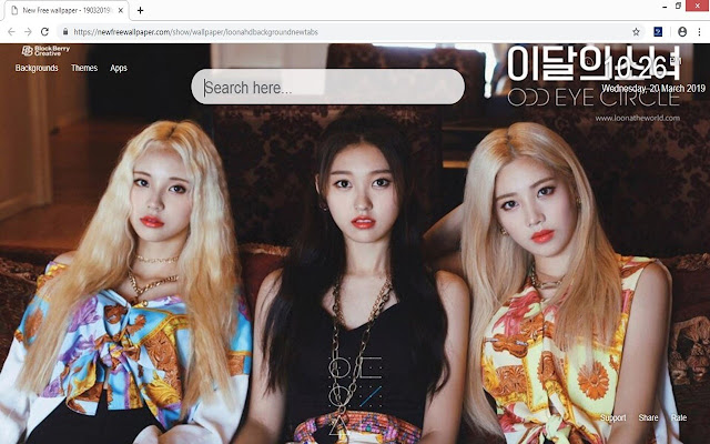 Loona HD background new tabs