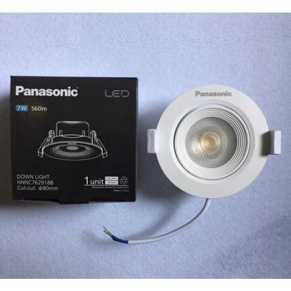 Đèn Led Âm Trần Chiếu Điểm Panasonic, Dòng Spotlight Dn Series Điều Chỉnh Góc Chiếu - Hàng Chính Hãng