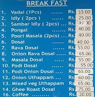 Renga Mess Veg menu 1