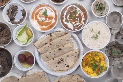 Jain Thali [Jumbo] No Onion Garlic