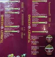 Turkey Kebab menu 3