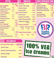 Baskin Robbins menu 2