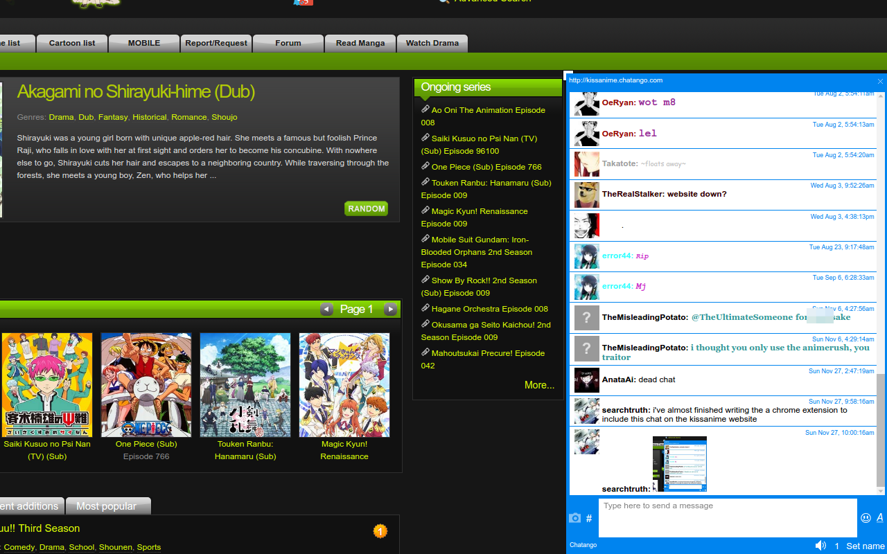 KissAnime Chat Preview image 4