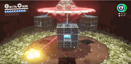 マリオオデッセイ スチームガーデンのボスの攻略方法 倒し方 神ゲー攻略