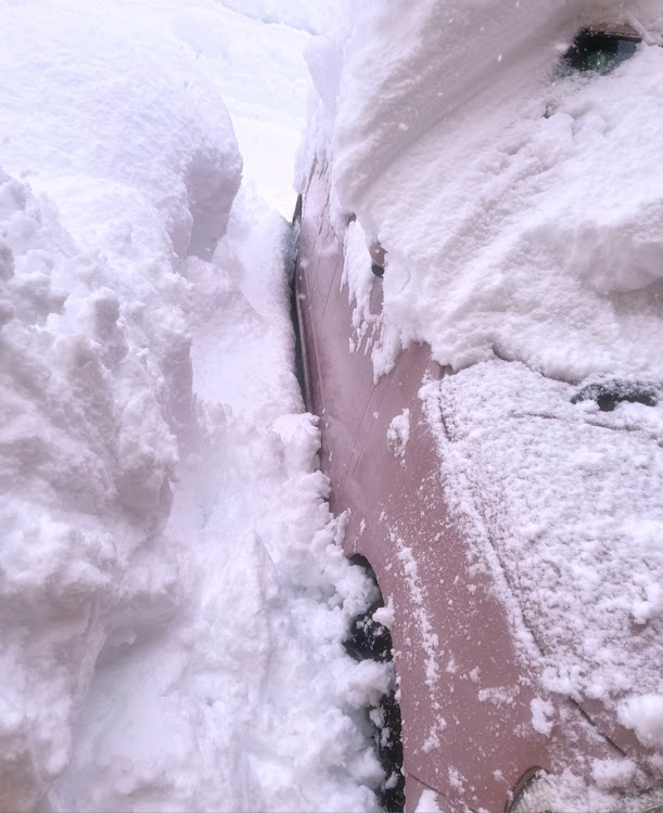 ミラココアのミラココア・雪コラボ・雪かき・大雪警報発令中に関するカスタム事例の投稿画像2枚目