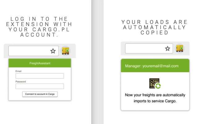 Freights Assistant chrome extension