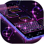 Cover Image of Download Dark Purple Keyboard 1.310.1.17 APK