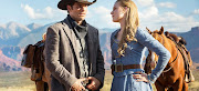 James Marsden and Evan Rachel Wood in Westworld.