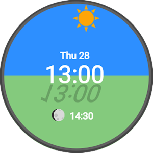 Sun & Moon Position Watch Face 1.0.2 Icon