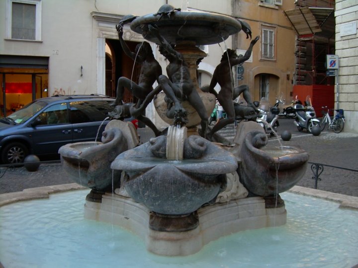 Fontana delle tartarughe di pietro bruno