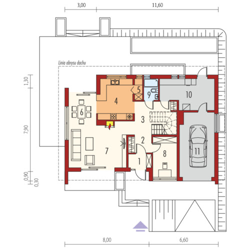 Liv 5 G1 - Rzut parteru