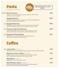 Huber & Holly menu 2