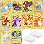 Thẻ Bài Charizard Vmax Mạ Vàng