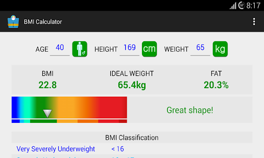 BMI Calculator Screenshots 10