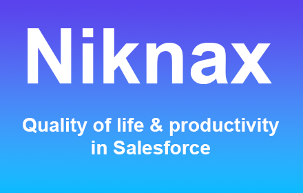 Salesforce Niknax small promo image