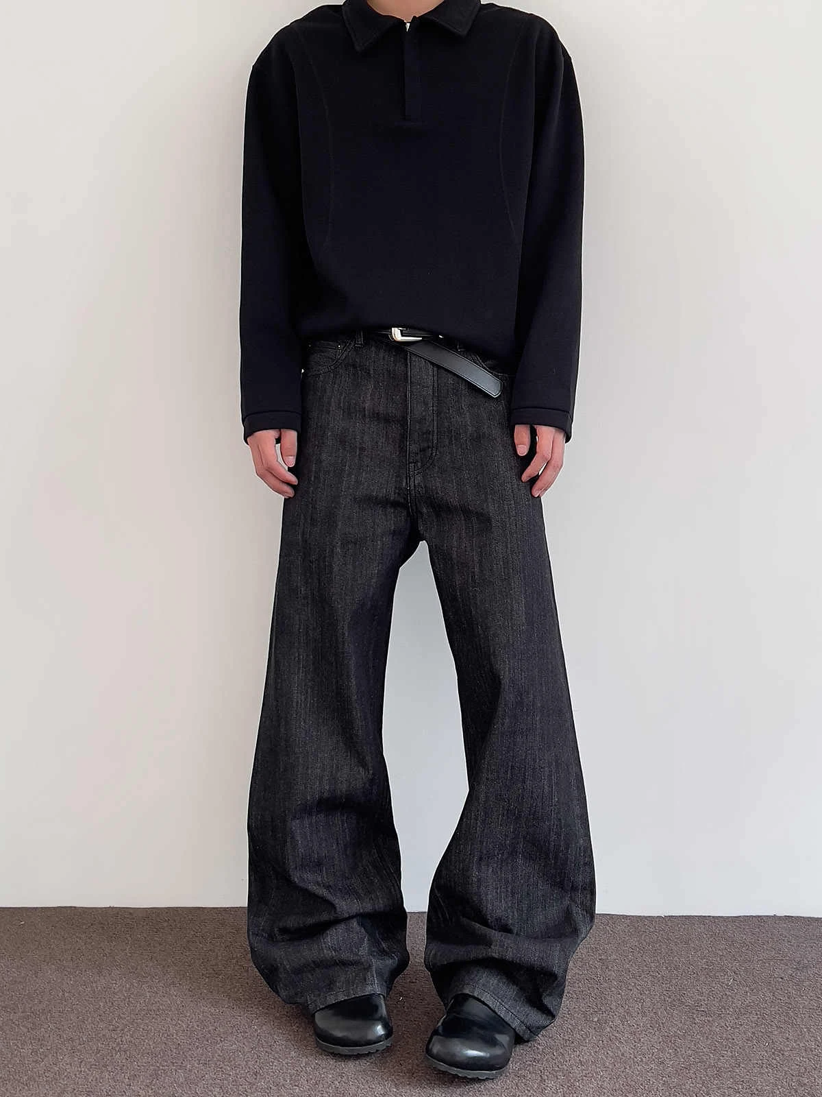 Title 6, Straight Jeans Micro-pull A-Line Casual Pants E...