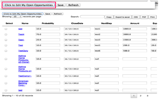 BulkEdit Opportunity Pipeline in Salesforce