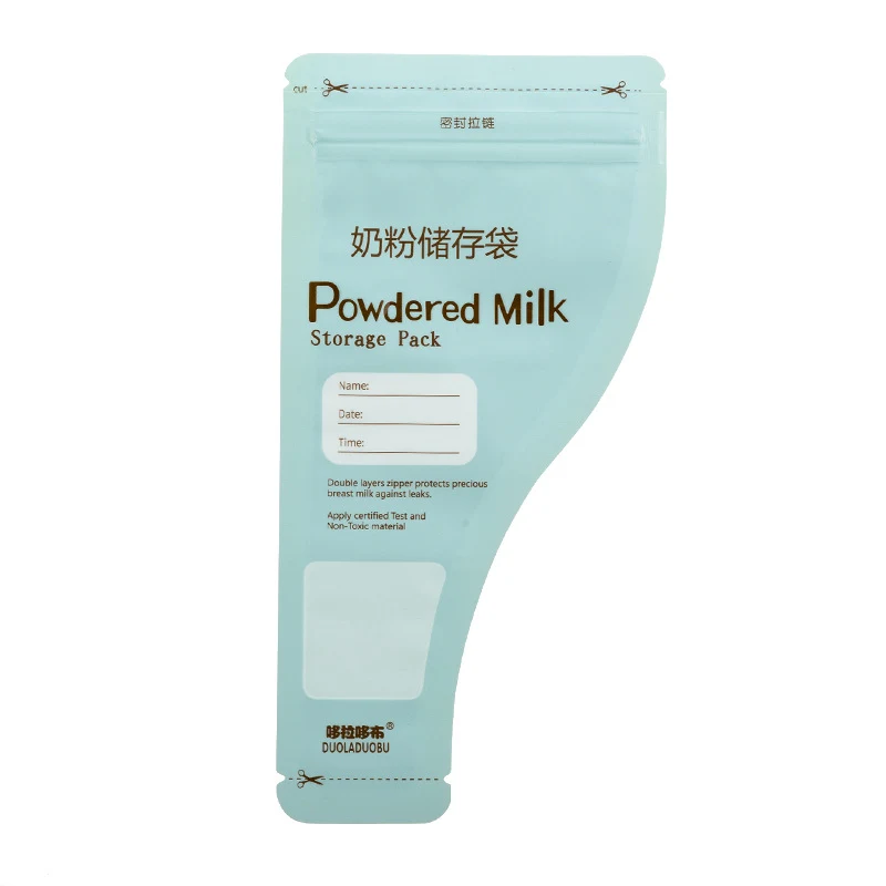 Disposable milk powder bags for convenient baby feeding on the go, offering mess-free preparation and easy portability f