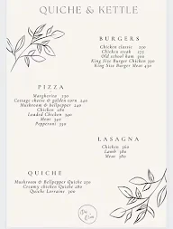 Quiche And Kettle menu 1