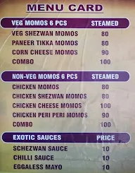 Momos Hut menu 1