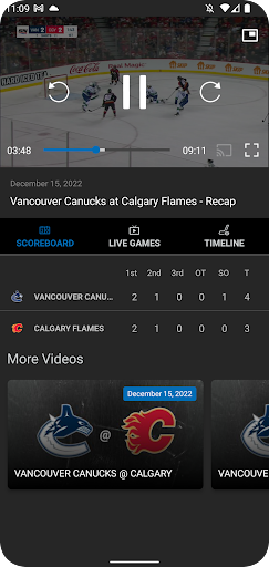 Screenshot NHL.TV