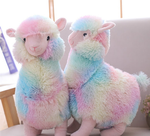 Title 1, Cuddle Up! The 30cm Rainbow Alpaca is perfect f...