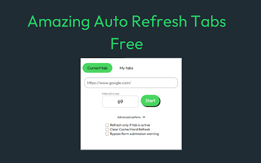 Amazing Auto Refresh Tabs Free Preview 1