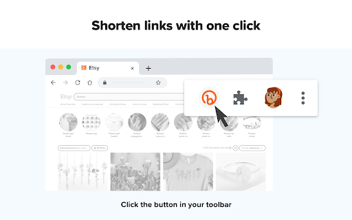 Shorten links with click 