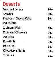 Cake Trail menu 2