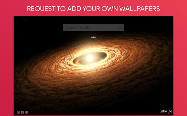 Solar System Wallpaper HD Custom New Tab
