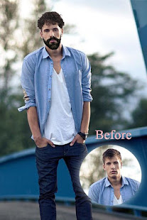 Men Hair Beard Photo Changer(圖7)-速報App