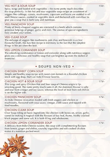 Dalchini menu 