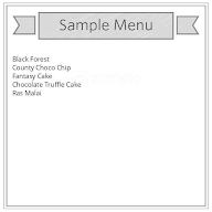 Harshas Cake Studio menu 1